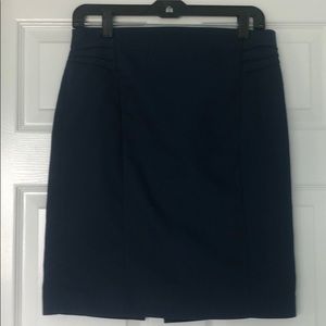 Navy Blue Pencil Skirt